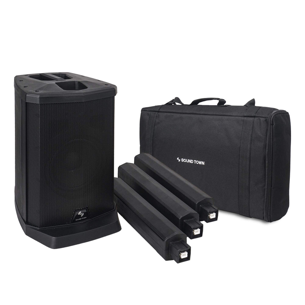 Portable Line Array Column PA/DJ System with Sub Bass Module V630784