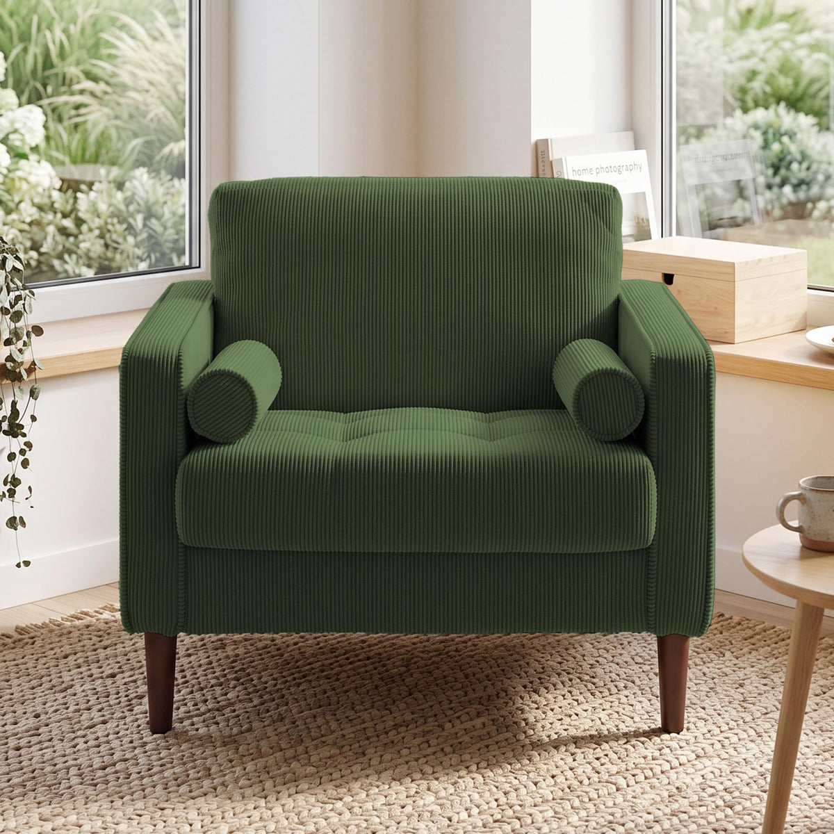 Green Accent Chairs Set of 2 L445
