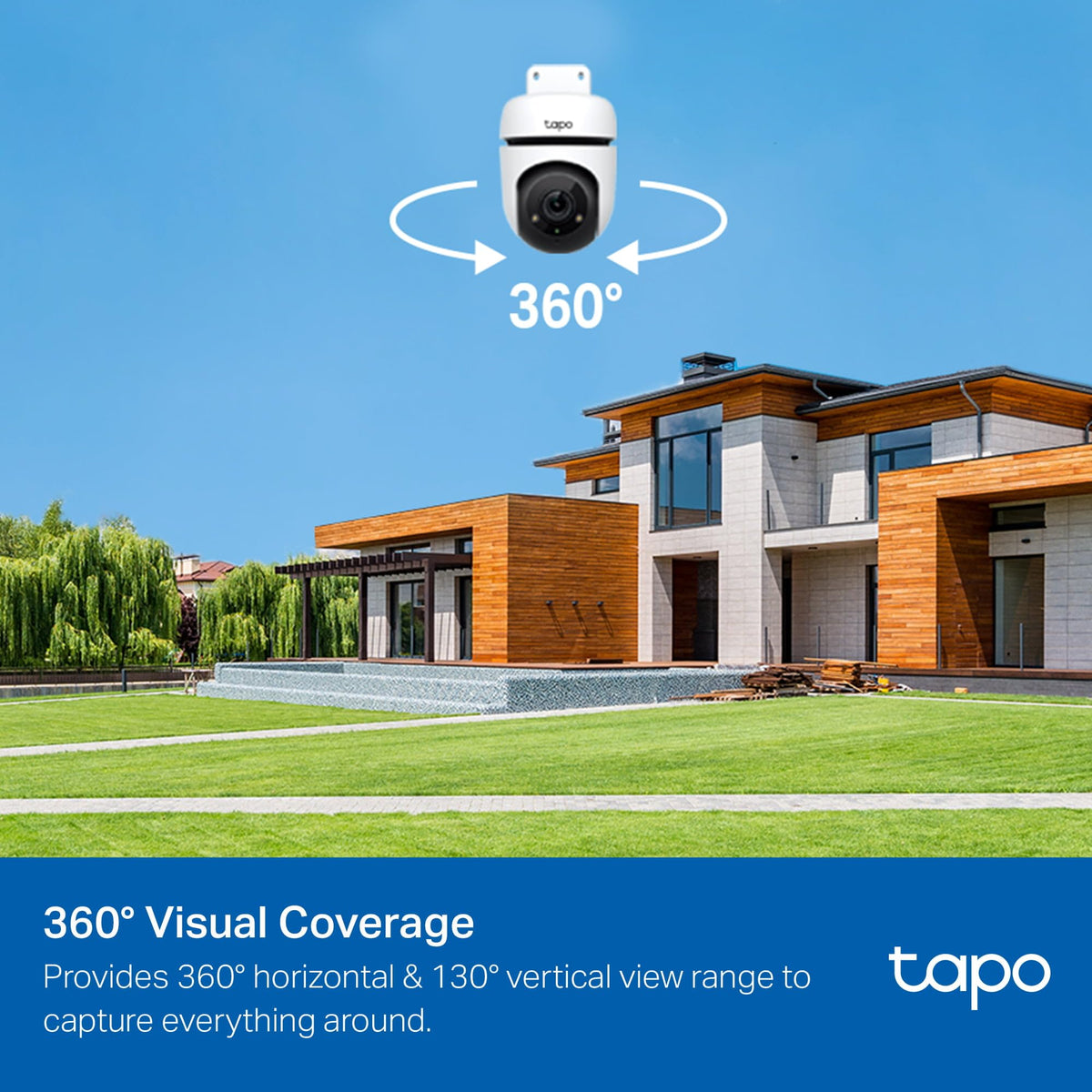 1080P Outdoor Wired Pan/Tilt Security Camera H675