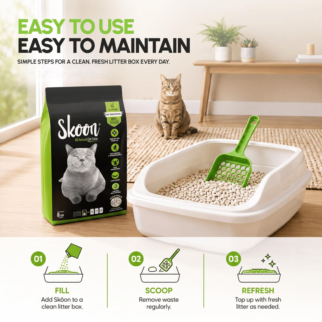 All Natural Unscented Cat Litter, 8 lbs X5100