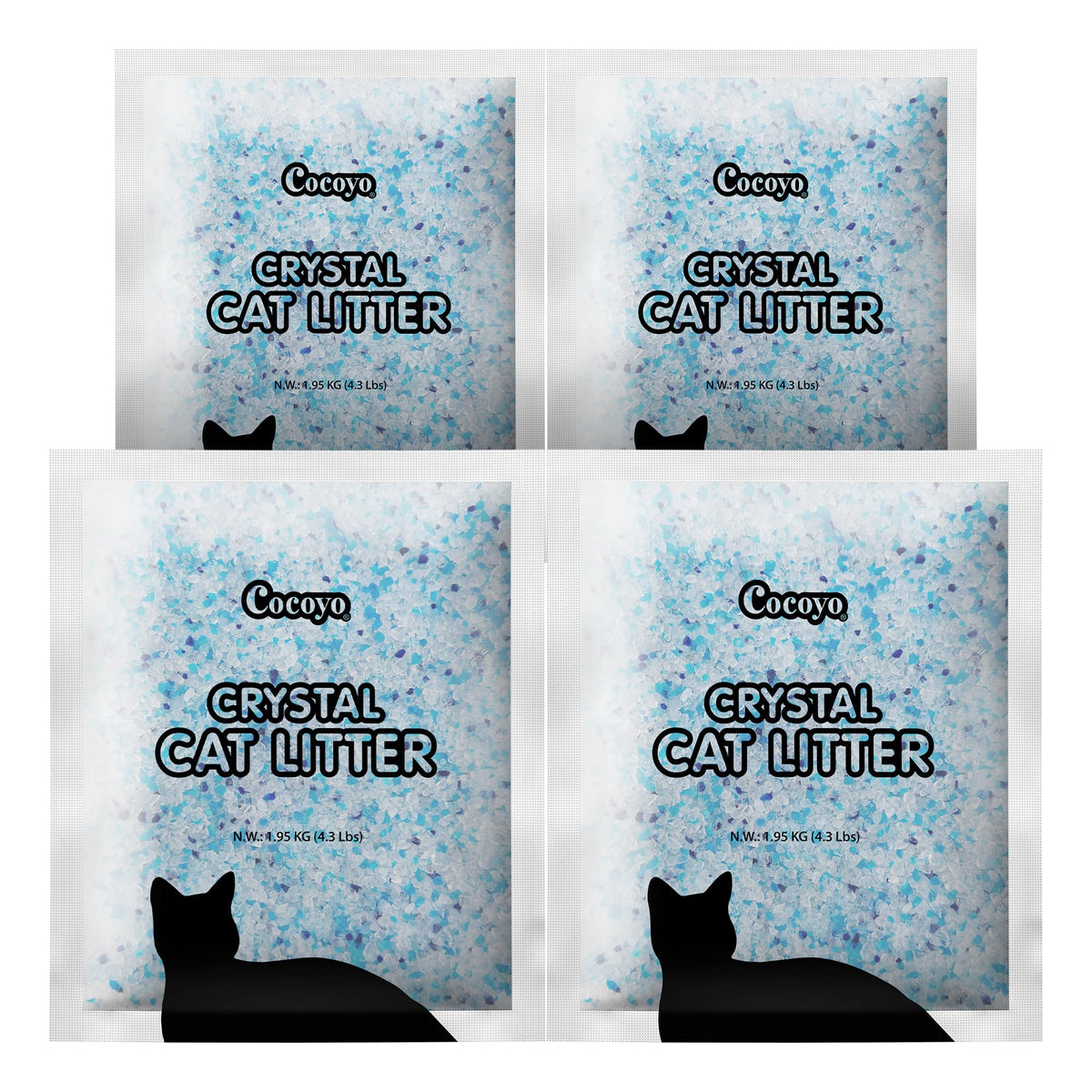 Silica Gel Cat Litter 17.2 Lbs Value Pack C316