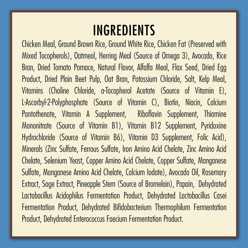 Natural Chicken Meal & Brown Rice Dry Puppy Food 15 lb E179522
