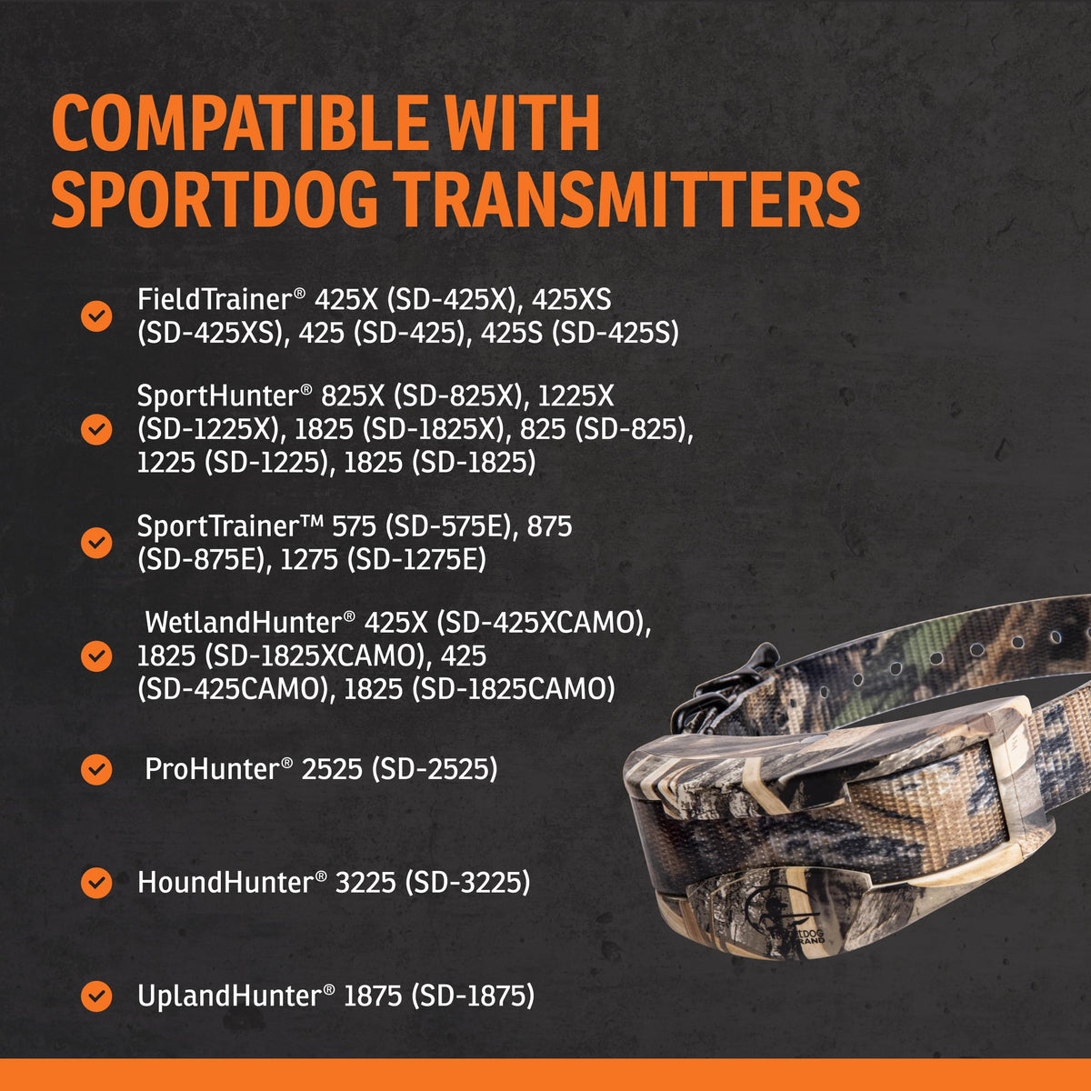 Waterproof Realtree Camo Add-A-Dog Collar M752