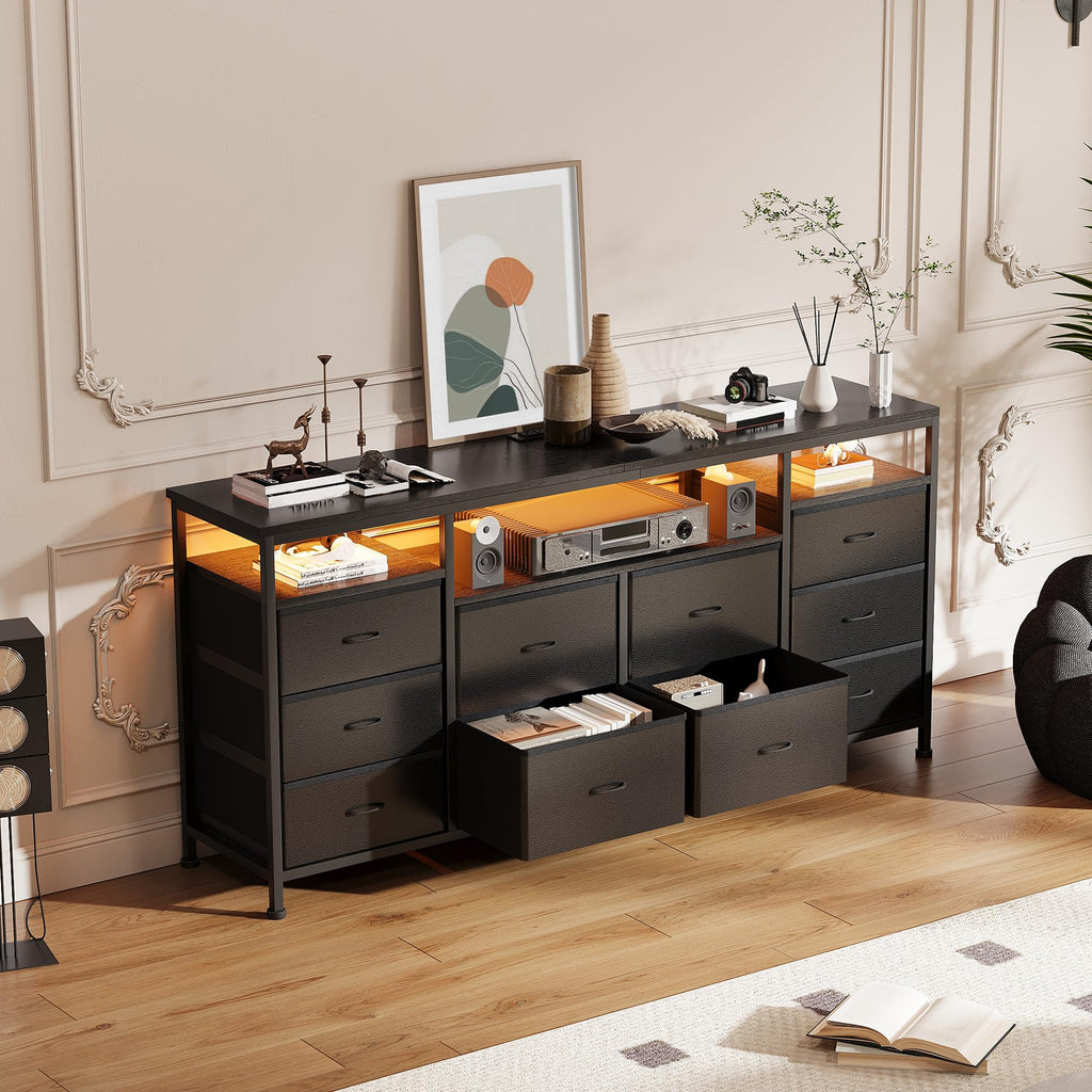 Dresser TV Stand with LED Lights G116332