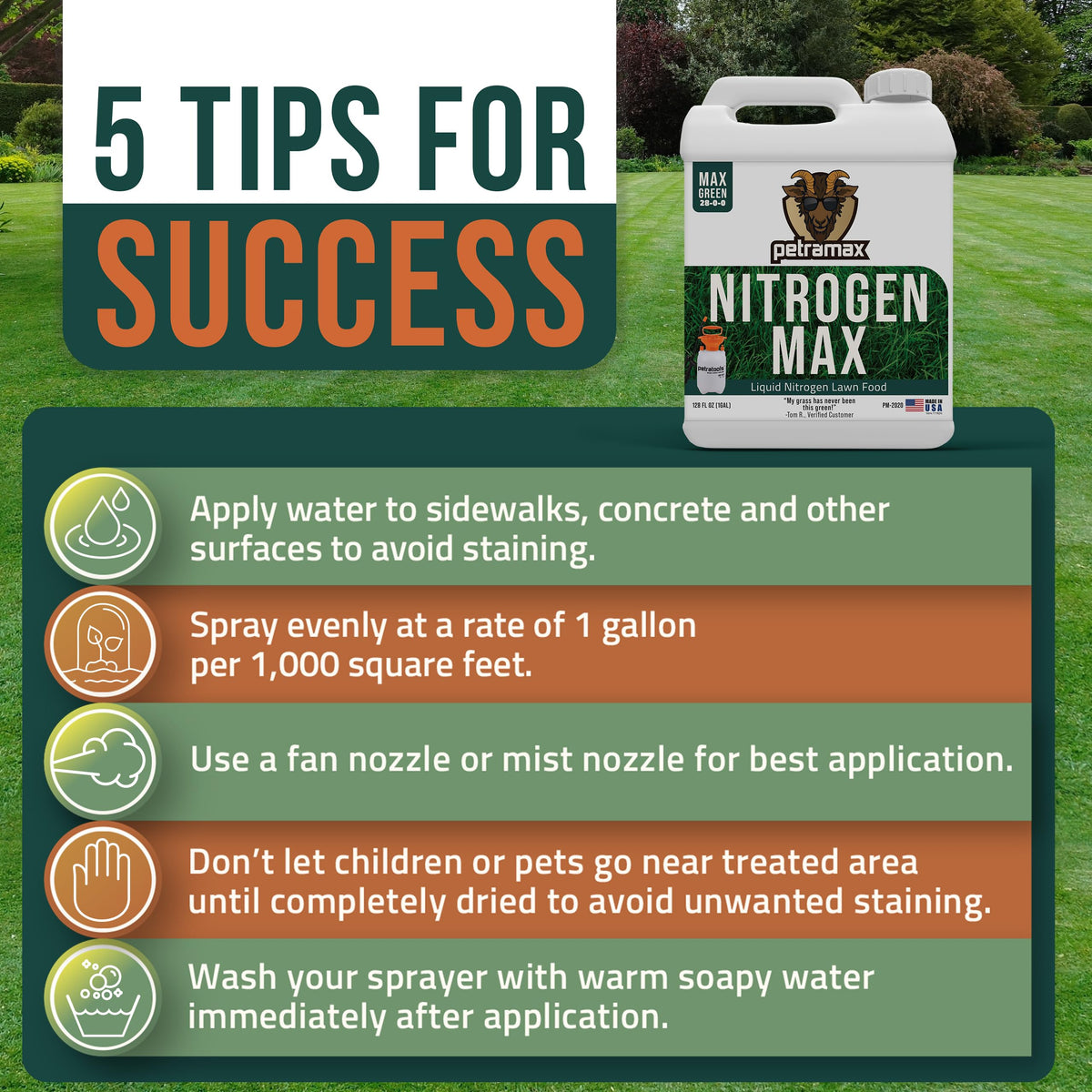 1 Gallon 28-0-0 Liquid Nitrogen Fertilizer A696882