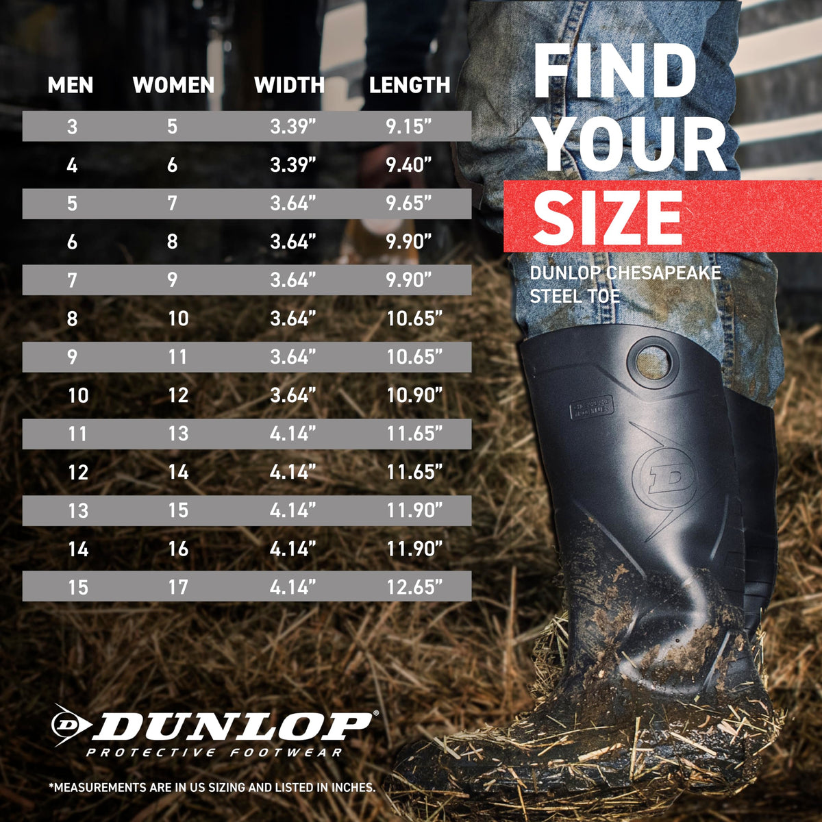 Black Steel Toe Rubber Work Boots S32363