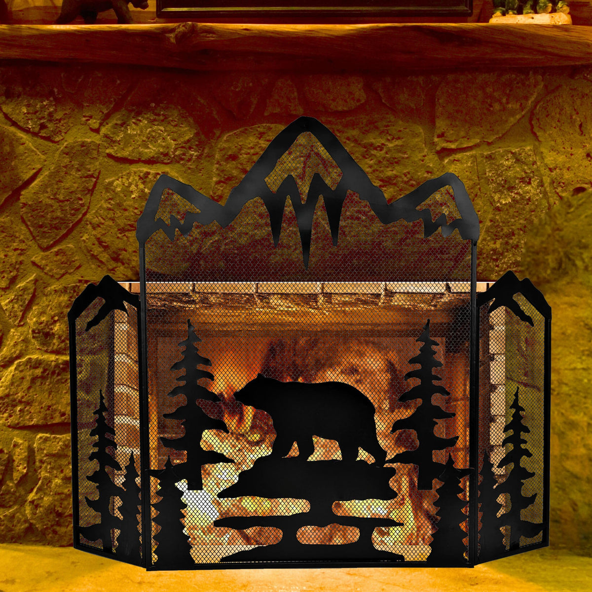 3-Panel Fireplace Screen H462616