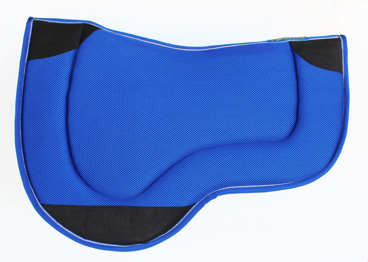 Blue Memory Foam Western Horse Saddle Pad Q16451