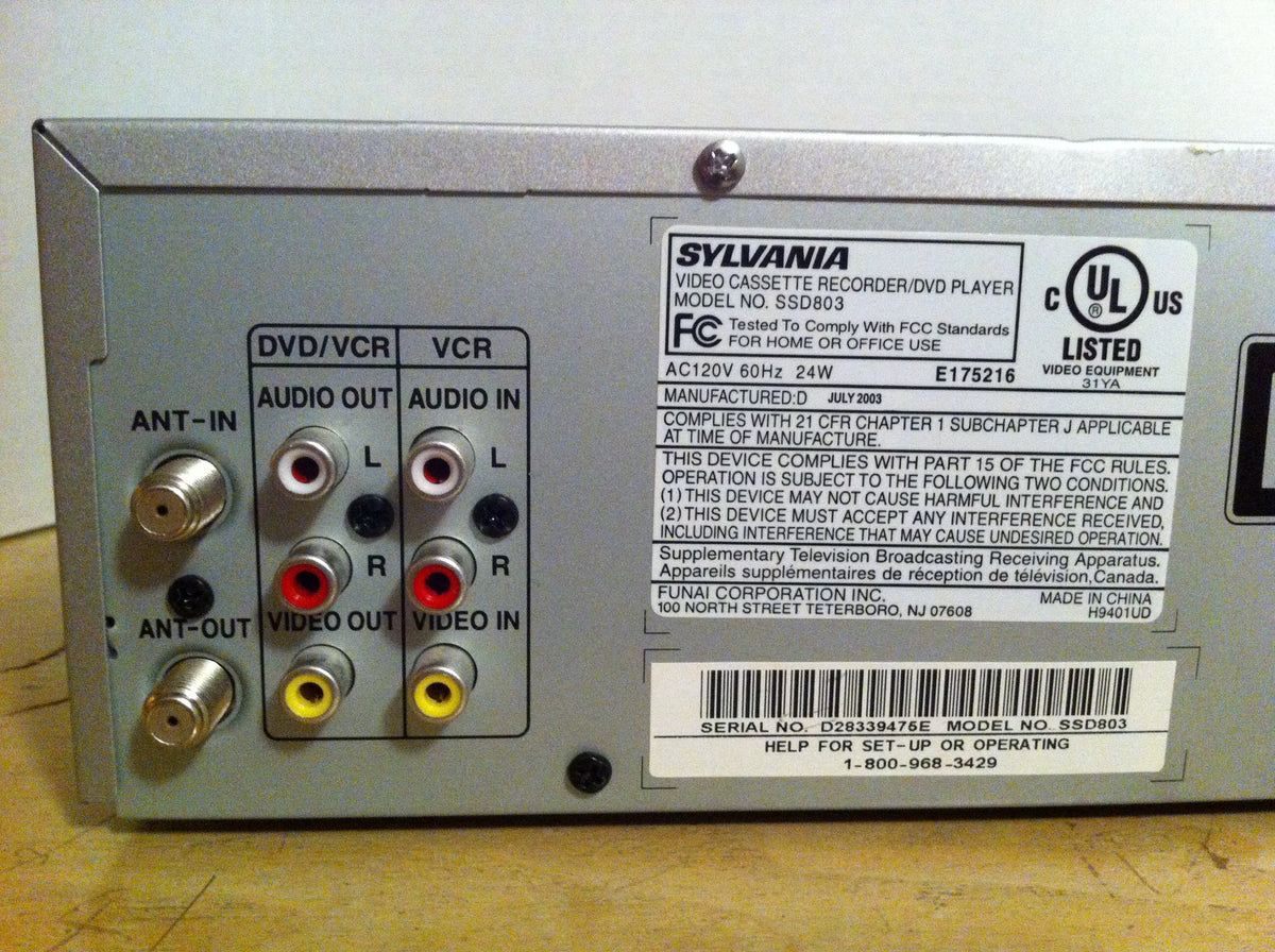 Video Cassette Recorder DVD Player C611760